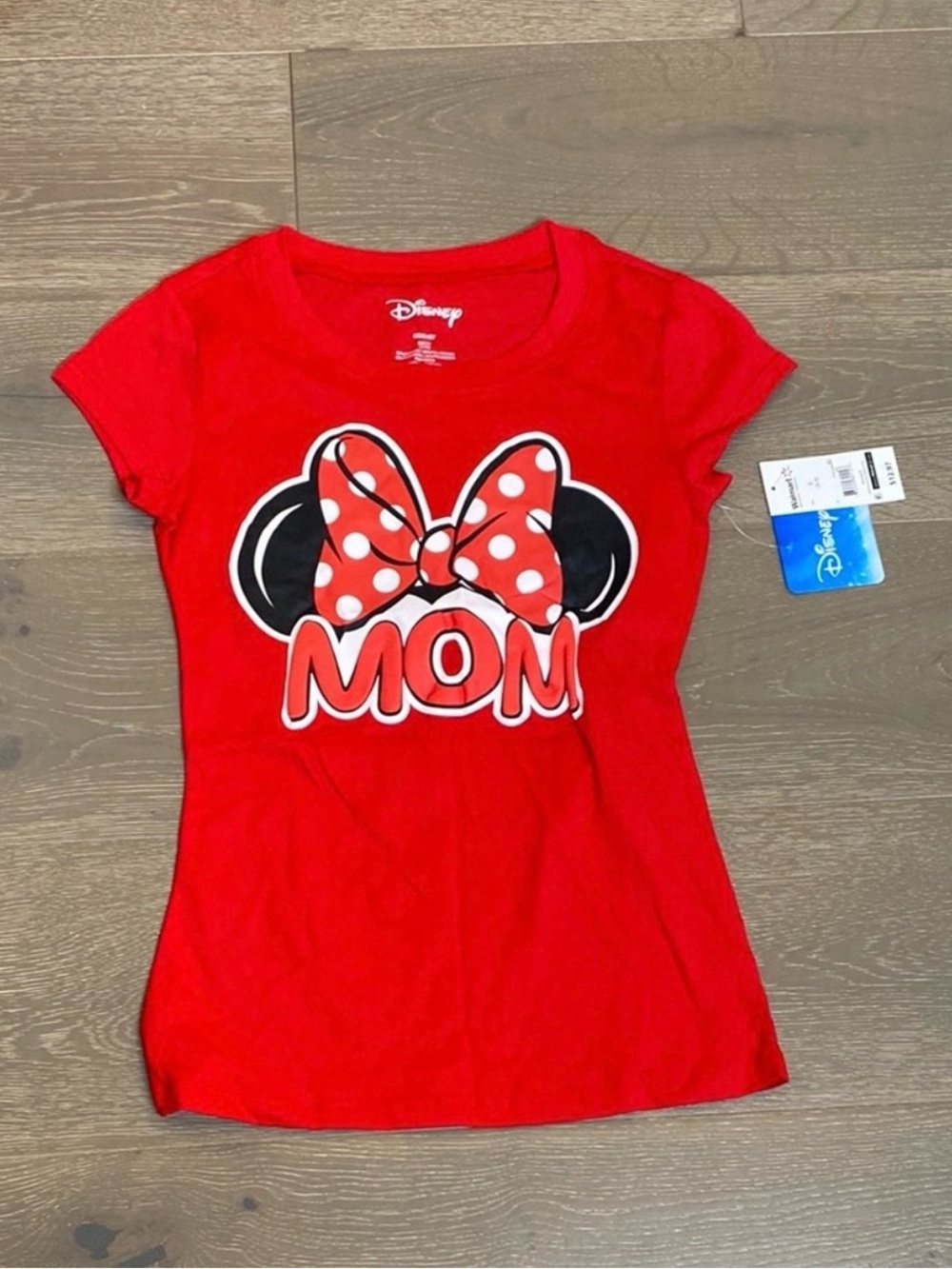 Disney Red Minnie 'MOM' you Graphic Tee